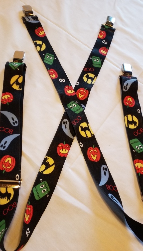 ⭐️4/$20 Halloween 1 1/2" Suspenders